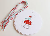 Little Bird Scalloped Tags - No Twine